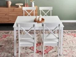 Clearance BARLEE 120 cm 75 cm Drewno topolowe Stoły Z Litego Drewna|Wszystkie Stoły