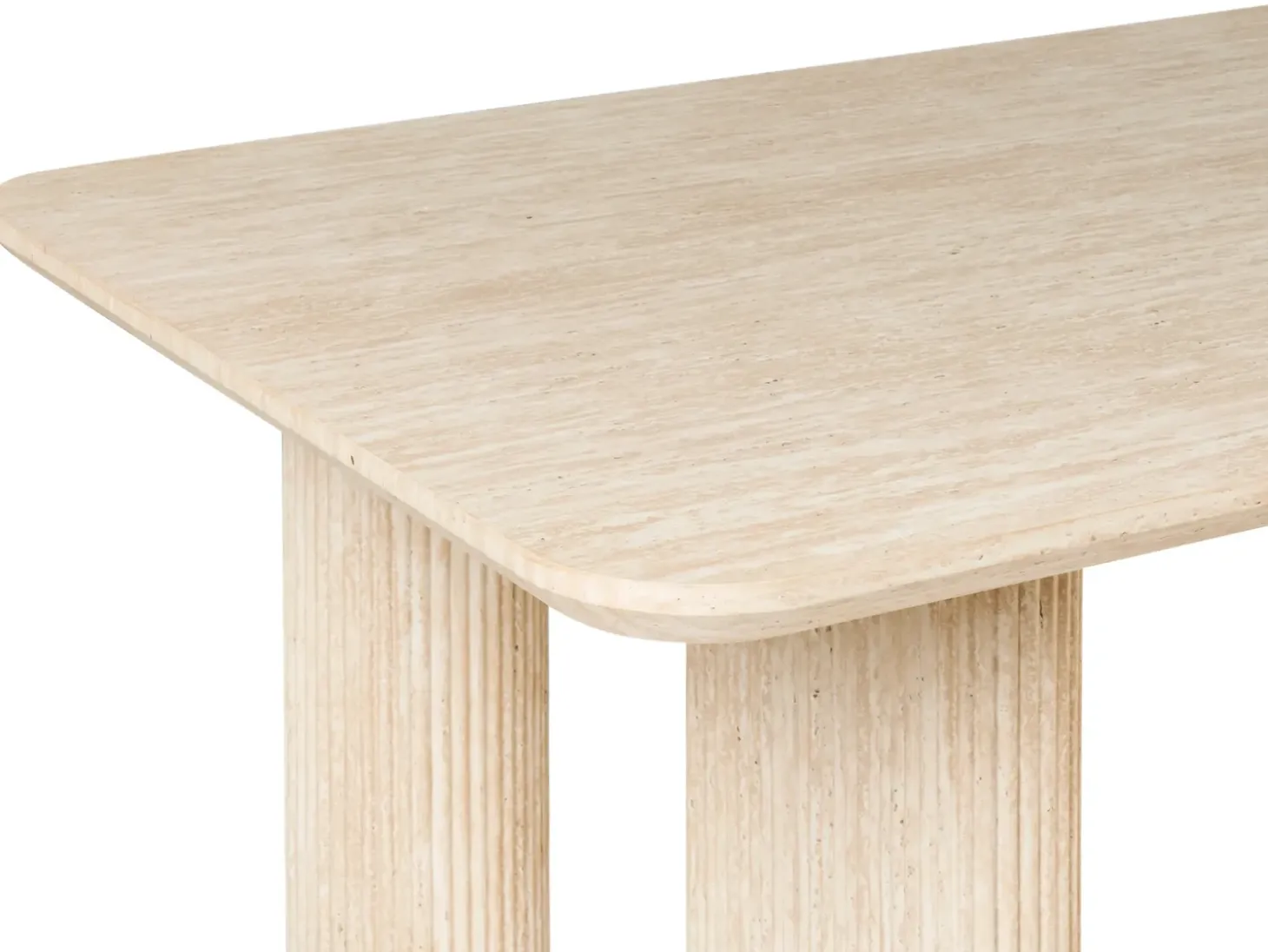 Outlet Stół do jadalni BARROY Efekt trawertynu 180 cm 90 cm Stoły Do Jadalni|Wszystkie Stoły