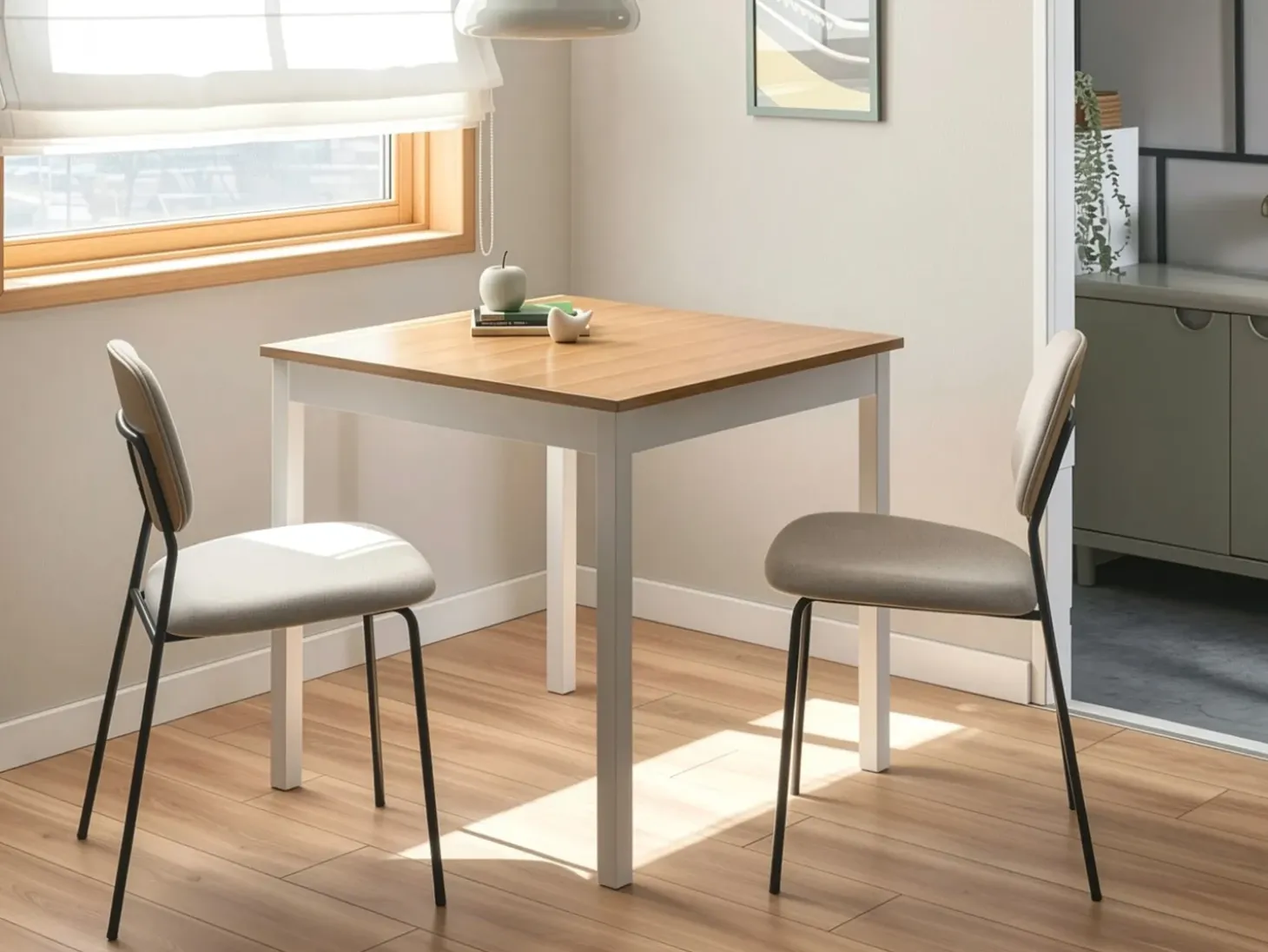 Best BATTERSBY Dąb jasny 80 cm 80 cm Stoły Do Jadalni|Wszystkie Stoły