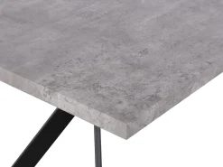 Outlet Stół do jadalni BENSON Szary efekt betonu 90 cm Stoły Do Jadalni|Wszystkie Stoły