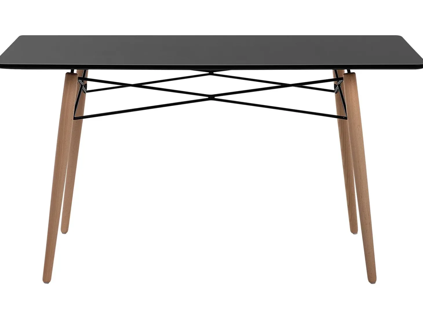 Discount Stół do jadalni BIONDI Buk czarny 140 cm 80 cm Stoły Do Jadalni|Wszystkie Stoły