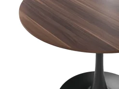 Online Stół do jadalni BOCA Ciemnobrązowy 90 cm 90 cm Stoły Do Jadalni|Wszystkie Stoły