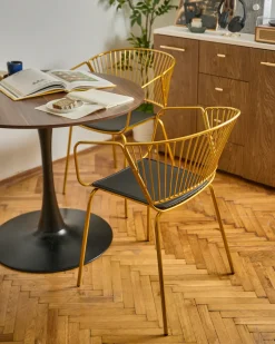 Online Stół do jadalni BOCA Ciemnobrązowy 90 cm 90 cm Stoły Do Jadalni|Wszystkie Stoły