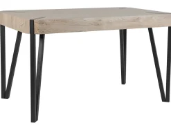Sale Stół do jadalni CAMBELL Beżowoszary 130 cm 80 cm Stoły Do Jadalni|Wszystkie Stoły