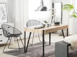 Clearance Stół do jadalni CAMBELL Jasnobrązowy 130 cm 80 cm Stoły Do Jadalni|Wszystkie Stoły