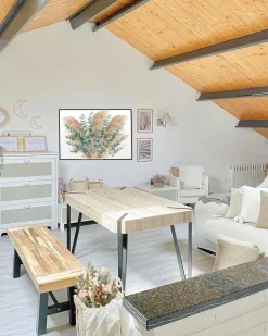 Clearance Stół do jadalni CAMBELL Jasnobrązowy 130 cm 80 cm Stoły Do Jadalni|Wszystkie Stoły