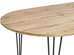 Sale Stół do jadalni CAVELL Jasnobrązowy 160 cm 90 cm Stoły Do Jadalni|Wszystkie Stoły