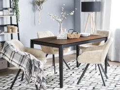 Stół do jadalni CEDAR Orzech ciemny 135 cm 80 cm Stoły Do Jadalni|Wszystkie Stoły