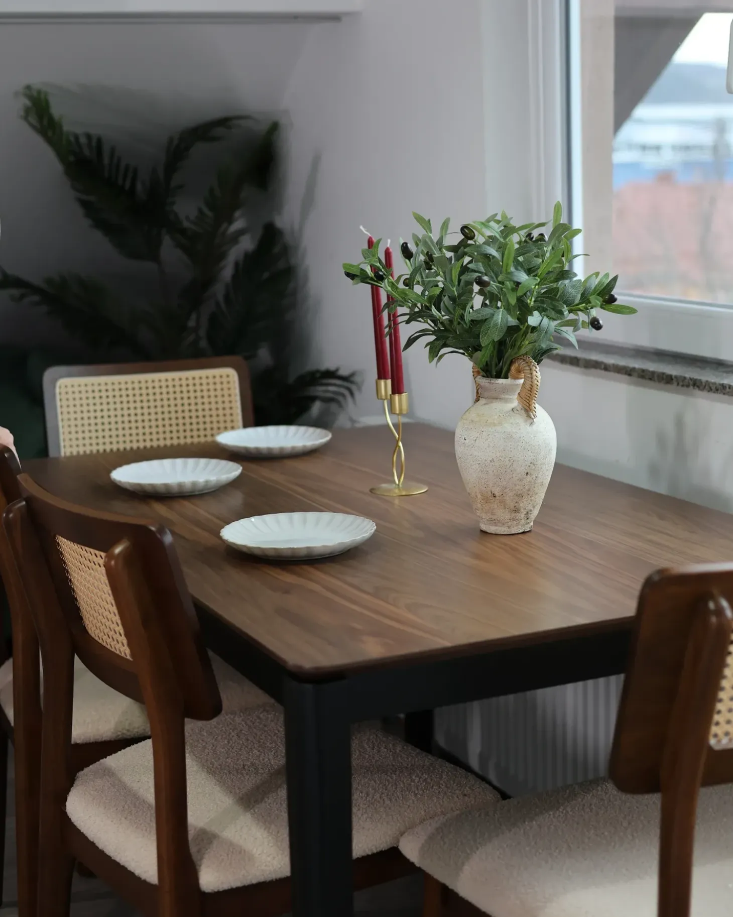 Stół do jadalni CEDAR Orzech ciemny 135 cm 80 cm Stoły Do Jadalni|Wszystkie Stoły