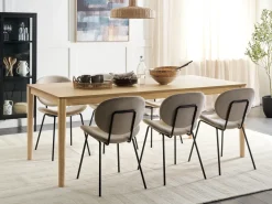 Clearance Stół do jadalni ERMELO Jesion naturalny 200 cm 100 cm Stoły Do Jadalni|Wszystkie Stoły