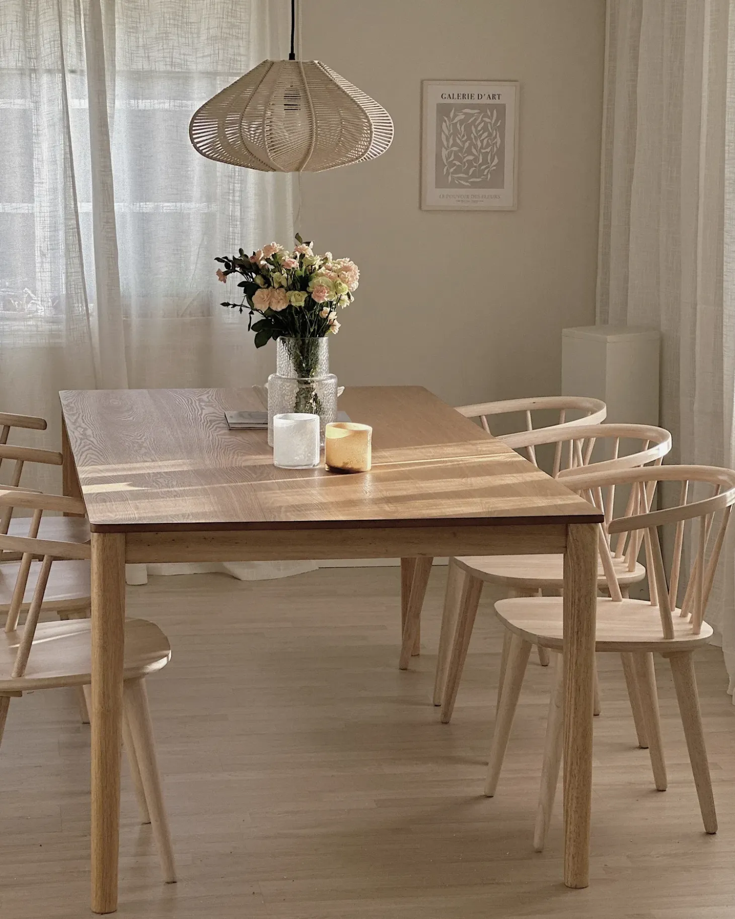 Clearance Stół do jadalni ERMELO Jesion naturalny 200 cm 100 cm Stoły Do Jadalni|Wszystkie Stoły