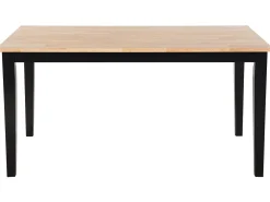 Clearance GEORGIA Czarny 150 cm 90 cm Drewno Stoły Z Litego Drewna|Wszystkie Stoły
