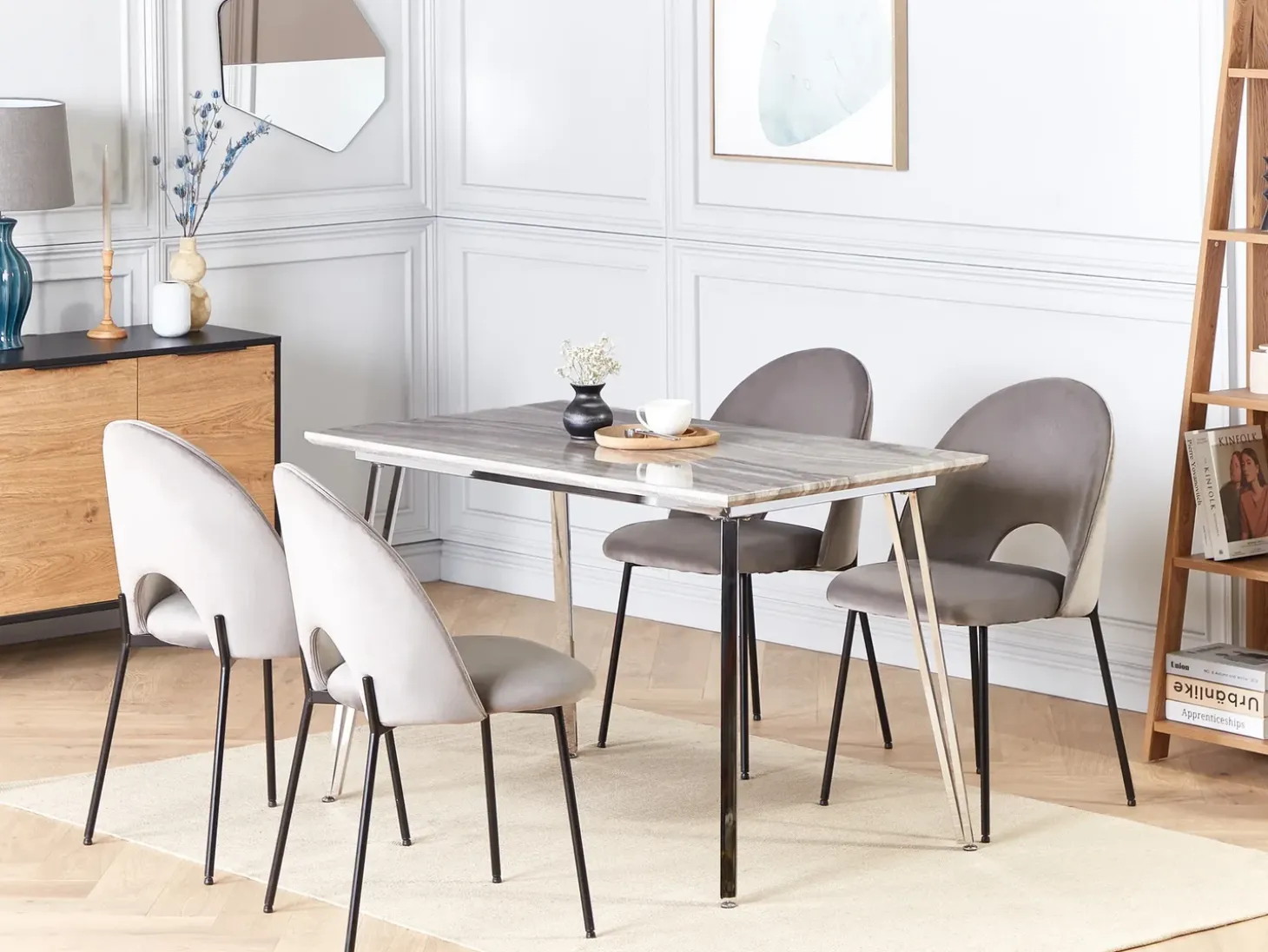 Sale Stół do jadalni GREYTON Biały 120 cm 70 cm Stoły Do Jadalni|Wszystkie Stoły