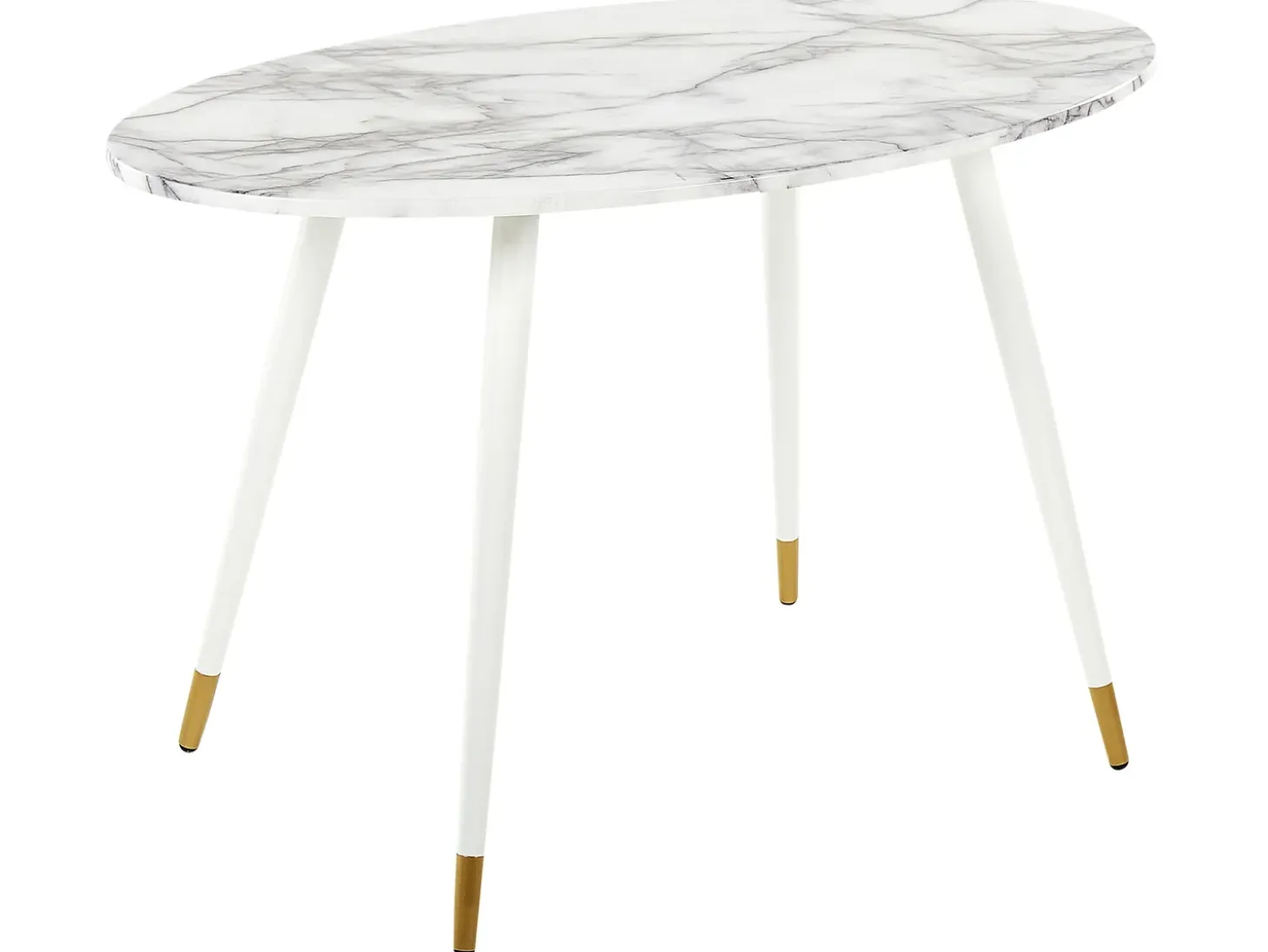 Outlet Stół do jadalni GUTIERE Biały marmur 70 cm Stoły Do Jadalni|Wszystkie Stoły
