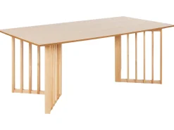 Discount Stół do jadalni LEANDRA Jesion jasny 200 cm 100 cm Stoły Do Jadalni|Wszystkie Stoły
