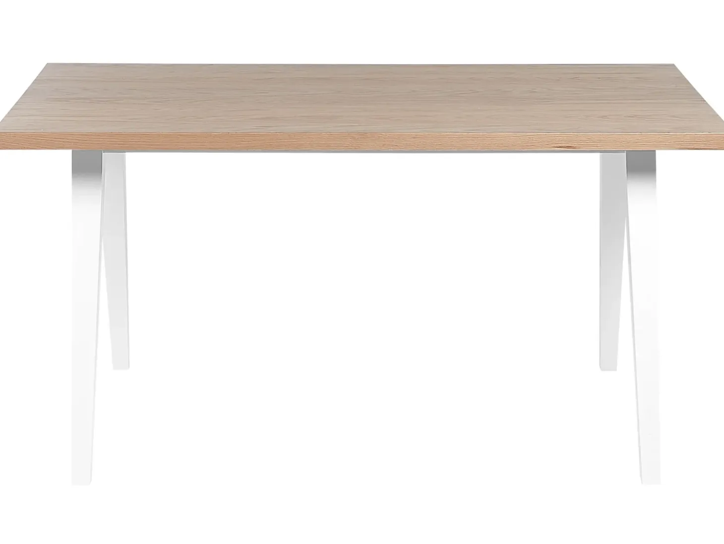 Stół do jadalni LENISTER Brązowy/ biały 150 cm 90 cm Stoły Do Jadalni|Wszystkie Stoły