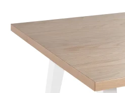 Stół do jadalni LENISTER Brązowy/ biały 150 cm 90 cm Stoły Do Jadalni|Wszystkie Stoły