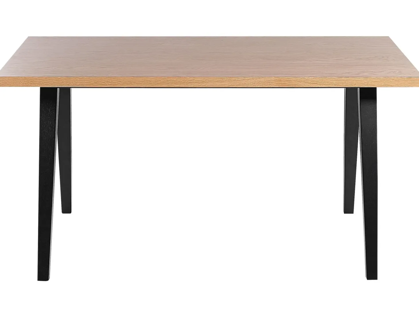 New Stół do jadalni LENISTER Brązowy/ czarny 150 cm 90 cm Stoły Do Jadalni|Wszystkie Stoły