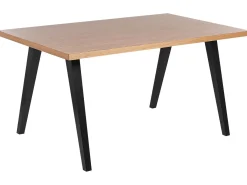 New Stół do jadalni LENISTER Brązowy/ czarny 150 cm 90 cm Stoły Do Jadalni|Wszystkie Stoły