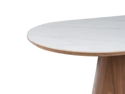 New Stół do jadalni LOCKHART Jesion ciemny 180 cm 90 cm Stoły Do Jadalni|Wszystkie Stoły