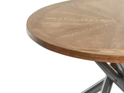 Outlet Stół do jadalni LORENZO Jesion brązowy 120 cm 120 cm Stoły Do Jadalni|Wszystkie Stoły