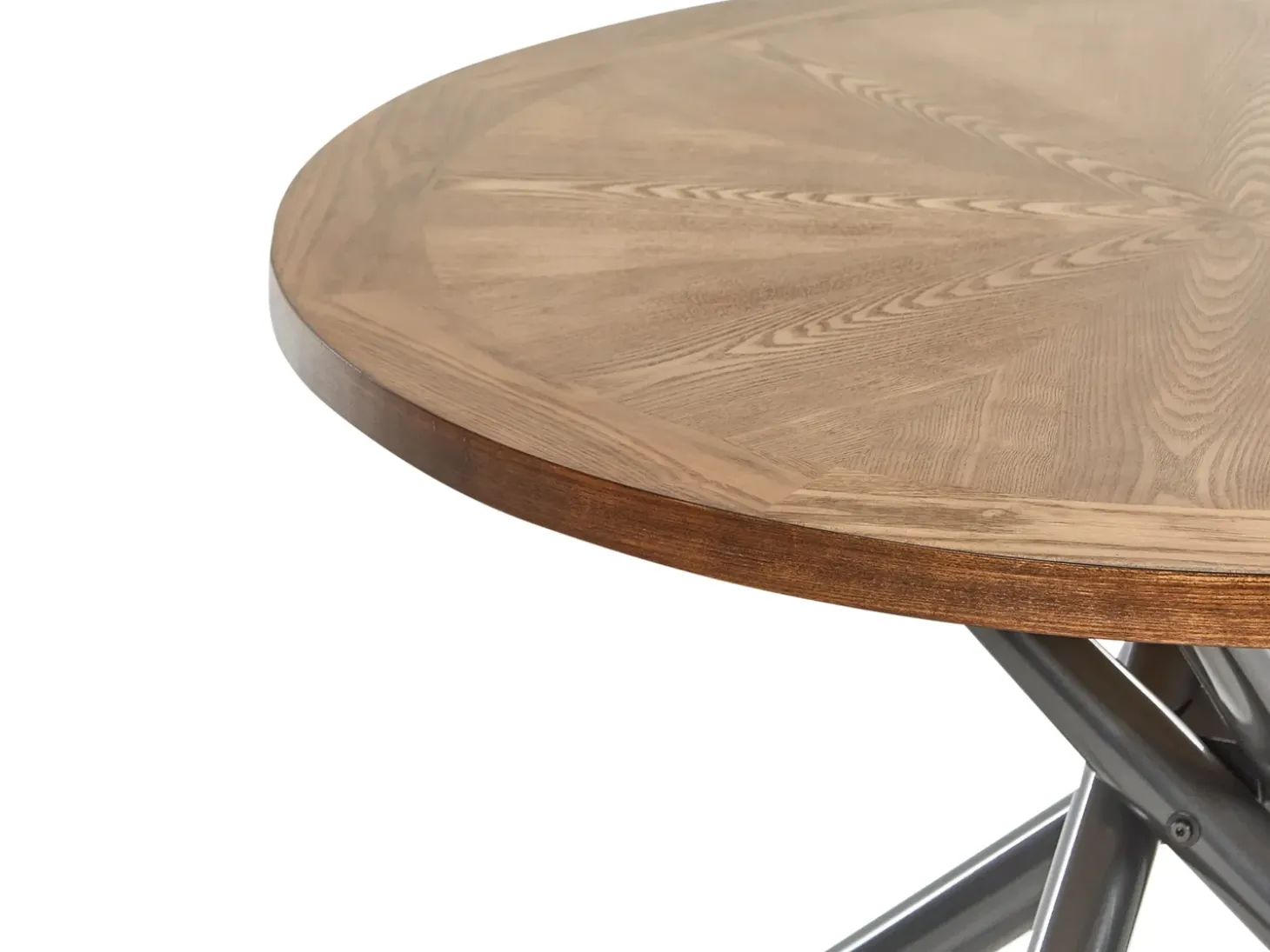 Outlet Stół do jadalni LORENZO Jesion brązowy 120 cm 120 cm Stoły Do Jadalni|Wszystkie Stoły