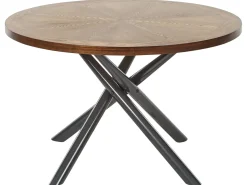 Outlet Stół do jadalni LORENZO Jesion brązowy 120 cm 120 cm Stoły Do Jadalni|Wszystkie Stoły