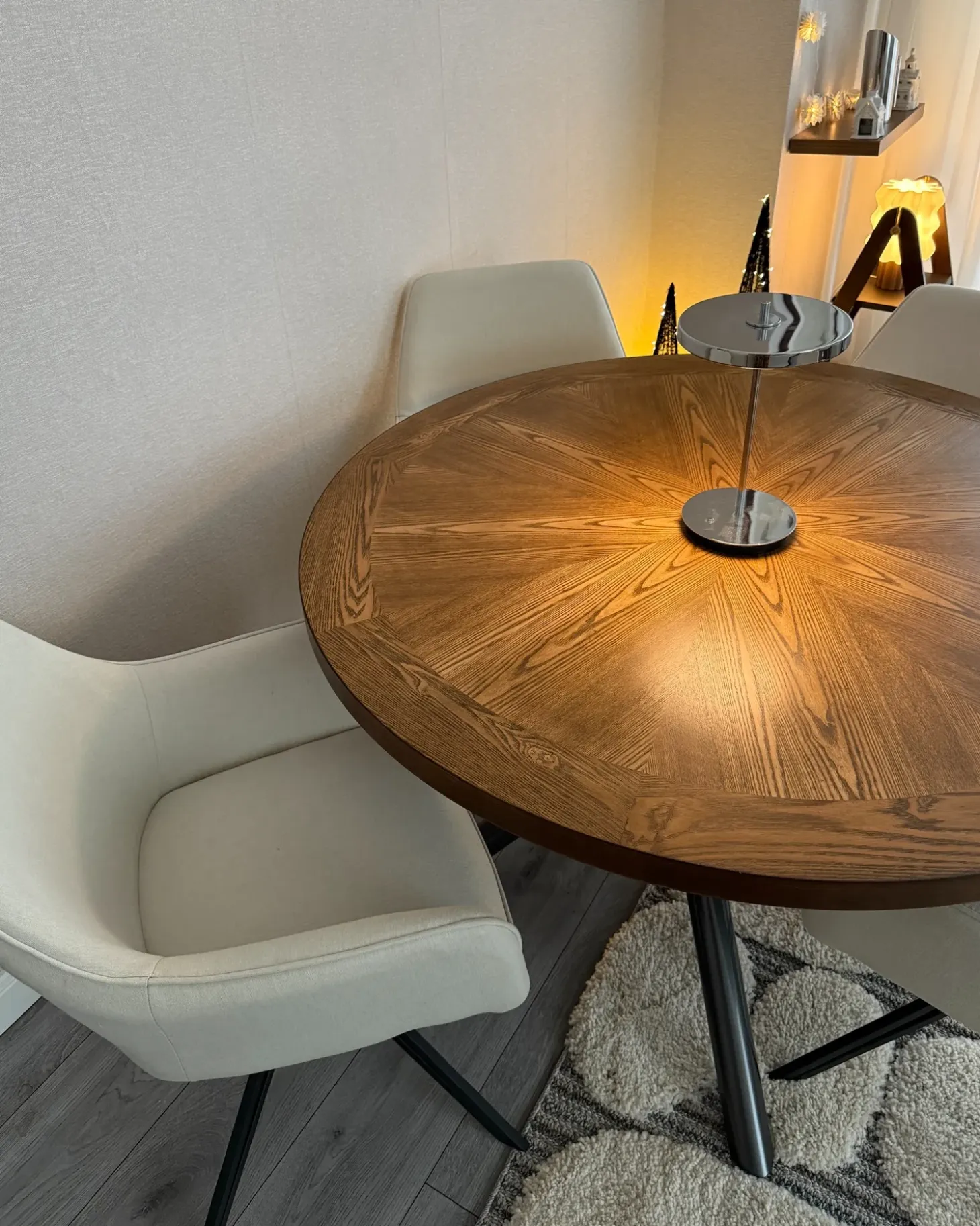 Outlet Stół do jadalni LORENZO Jesion brązowy 120 cm 120 cm Stoły Do Jadalni|Wszystkie Stoły