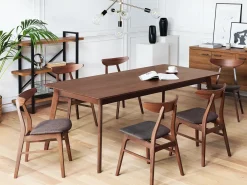 Discount Stół do jadalni MADOX Orzech ciemny 200 cm 100 cm Stoły Do Jadalni|Wszystkie Stoły
