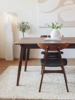 Discount Stół do jadalni MADOX Orzech ciemny 200 cm 100 cm Stoły Do Jadalni|Wszystkie Stoły