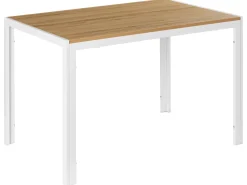 Clearance Stół do jadalni MANN Brązowy/ biały 120 cm 80 cm Stoły Do Jadalni|Wszystkie Stoły