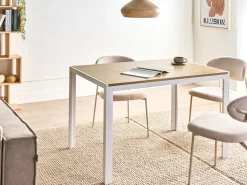 Clearance Stół do jadalni MANN Brązowy/ biały 120 cm 80 cm Stoły Do Jadalni|Wszystkie Stoły