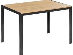 Online Stół do jadalni MANN Brązowy/ czarny 120 cm 80 cm Stoły Do Jadalni|Wszystkie Stoły