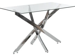 New Stół do jadalni MARAMO 120 cm 70 cm Szkło hartowane Stoły Do Jadalni|Wszystkie Stoły