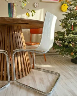 Hot MESILLA 120 cm 120 cm Drewno akacjowe Stoły Z Litego Drewna|Wszystkie Stoły