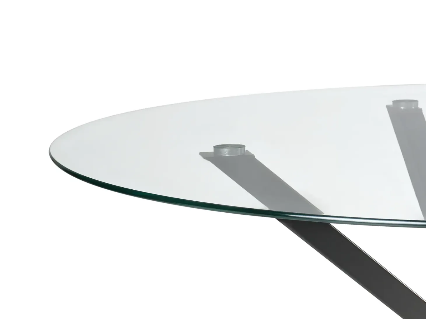 New Stół do jadalni MESTON Czarny 120 cm 120 cm Szkło hartowane Stoły Do Jadalni|Wszystkie Stoły