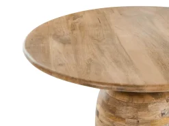 Hot Stół do jadalni MURTLE Jasno 110 cm 110 cm Drewno mango Stoły Z Litego Drewna|Wszystkie Stoły
