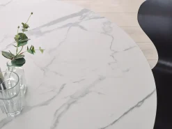 Sale Stół do jadalni ODEON Biały marmur 120 cm 120 cm Stoły Do Jadalni|Wszystkie Stoły