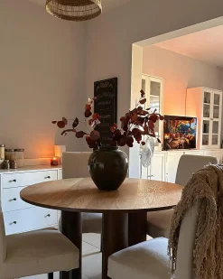 New Stół do jadalni ORIN Jesion ciemny 120 cm 120 cm Stoły Do Jadalni|Wszystkie Stoły