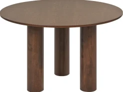 New Stół do jadalni ORIN Jesion ciemny 120 cm 120 cm Stoły Do Jadalni|Wszystkie Stoły