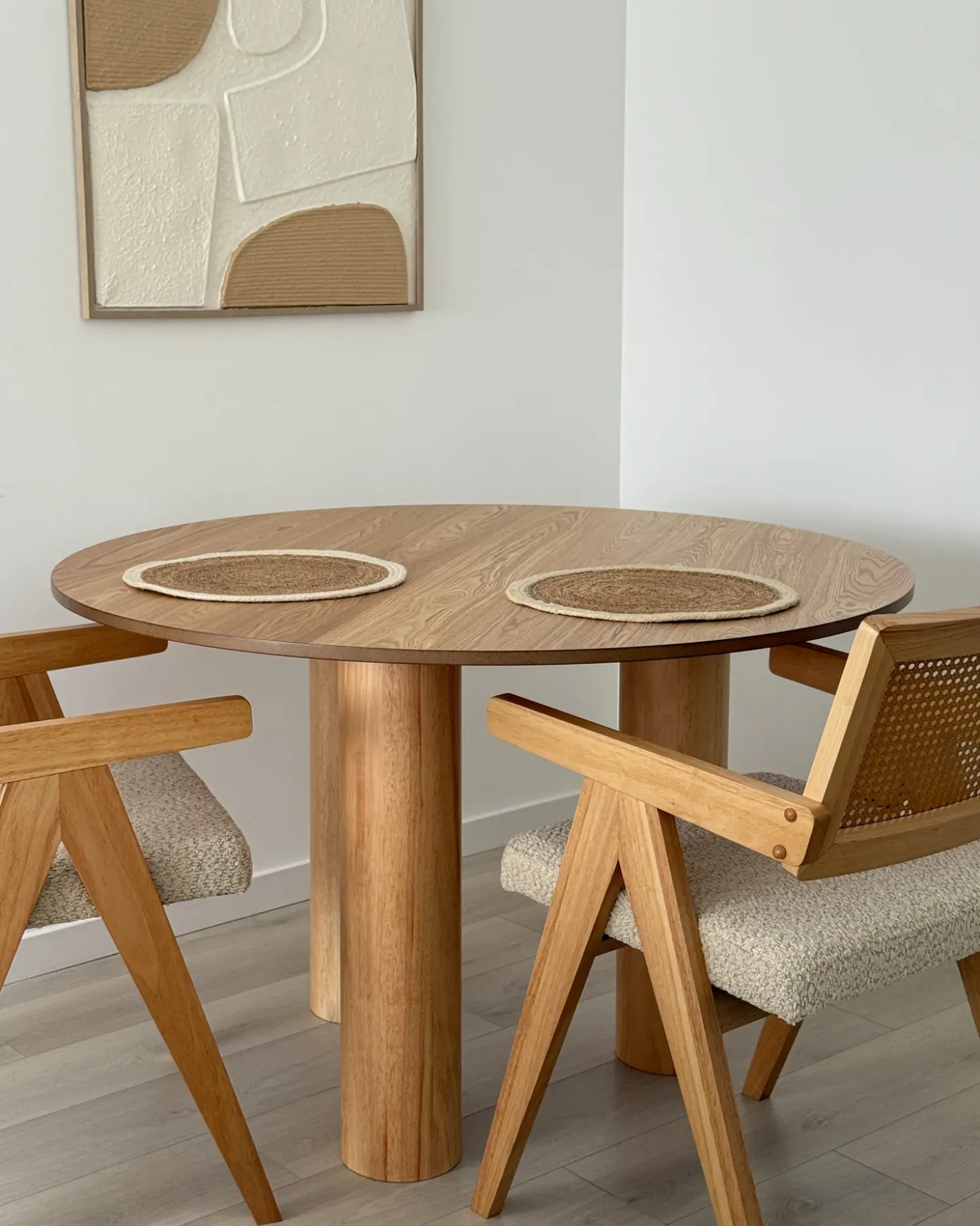 New Stół do jadalni ORIN Jesion jasny 120 cm 120 cm Stoły Do Jadalni|Wszystkie Stoły