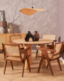 New Stół do jadalni ORIN Jesion jasny 120 cm 120 cm Stoły Do Jadalni|Wszystkie Stoły