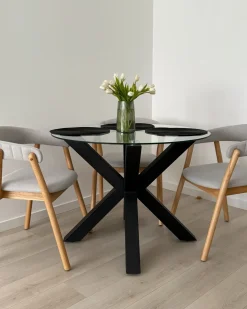New Stół do jadalni OTIUM 100 cm 100 cm Stoły Do Jadalni|Wszystkie Stoły