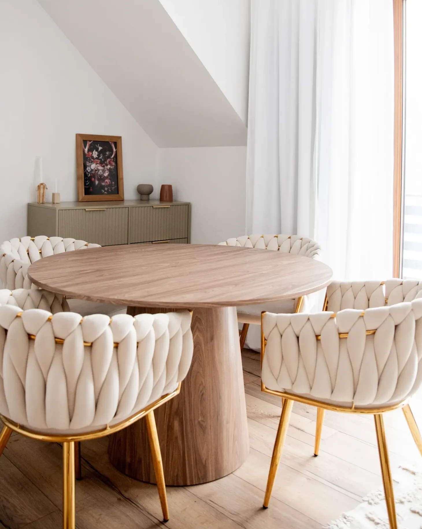 Best Stół do jadalni OYEN Ciemno 120 cm 120 cm Stoły Do Jadalni|Wszystkie Stoły