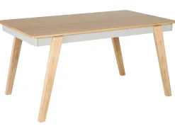 Sale PHOLA Dąb jasny 150 cm 90 cm Stoły Do Jadalni|Wszystkie Stoły