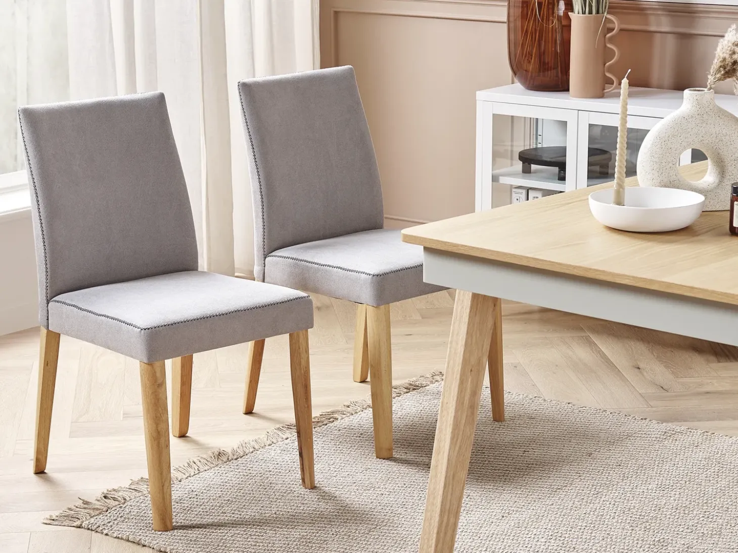 Sale PHOLA Dąb jasny 150 cm 90 cm Stoły Do Jadalni|Wszystkie Stoły