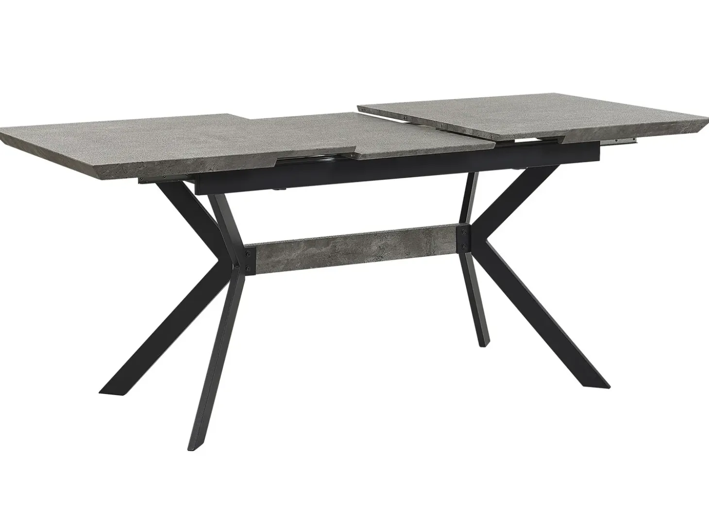 Outlet Stół do jadalni rozkładany BENSON Jasnoszary 80 cm Stoły Do Jadalni|Wszystkie Stoły