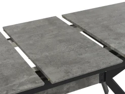 Outlet Stół do jadalni rozkładany BENSON Jasnoszary 80 cm Stoły Do Jadalni|Wszystkie Stoły