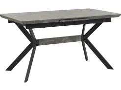Outlet Stół do jadalni rozkładany BENSON Jasnoszary 80 cm Stoły Do Jadalni|Wszystkie Stoły