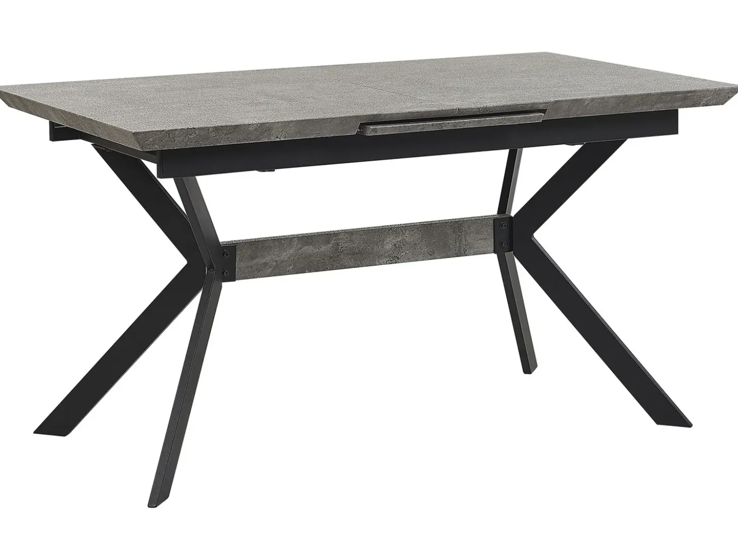 Outlet Stół do jadalni rozkładany BENSON Jasnoszary 80 cm Stoły Do Jadalni|Wszystkie Stoły